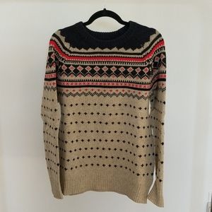 J Crew Fair Isle Sweater Size M